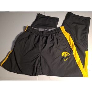 Nike Storm-Fit Iowa Hawkeyes Pants - 10" zip on legs - zip pockets - size Large